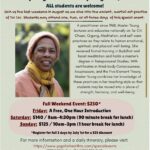 August 28 - 30 Weekend with Master Young